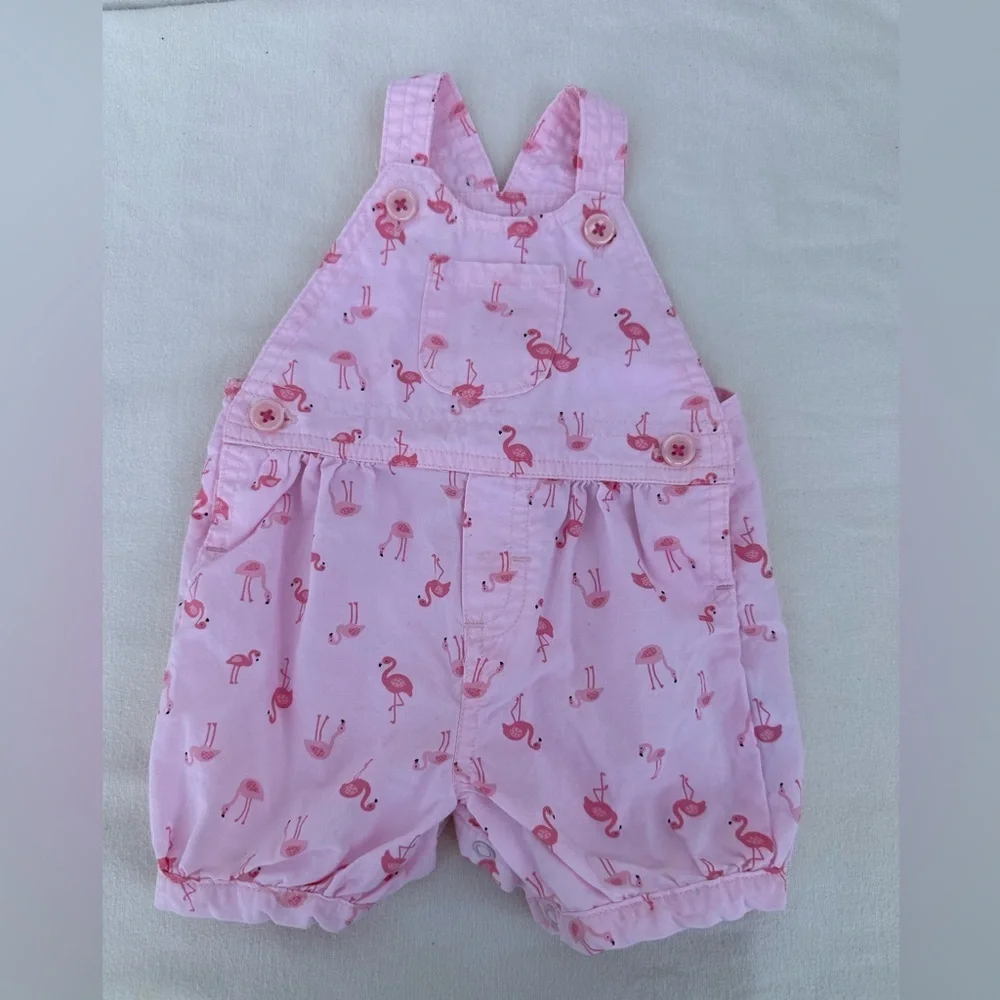 Carter's Pink and Yellow Diaper Covers Accessories Lot of 2 #A1